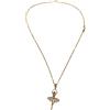 Collana Ballerina Dorata Gonna Brillantini Argento Musica Classica Danza Bambine