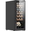 Electroline EWC18D1 cantina vino Cantinetta vino con compressore Libera installazione Nero 18 bottiglia/bottiglie