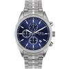 Breil Orologio UOMO CAPTAIN quadrante MONO-COLORE BLU movimento QUARZO e BRACCIALE ACCIAIO ARGENTO EW0692