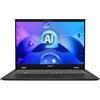 MSI Prestige 16 AI EVO B1MG-017IT, Notebook 16 QHD+(2560x1600), Intel Core Ultra 7 155H, Intel Arc, 1TB NVMe PCIe4, 16GB LPDDR5 6400MHz, Wi-Fi 7, Windows 11 Home, Layout e Garanzia ITA