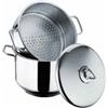 Abert Pentola In Acciaio Inox Cous Cous Vaporiera Vittoria 22cm con Coperchio