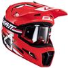 Leatt Casco Moto Cross Leatt KIT MOTO 3.5 V24 RED Rosso