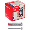 Fischer DuoHM 5 x 55 mm, 25 Tasselli per Cartongesso in Metallo e Nylon senza Necessità di Pinza, 572921