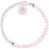 THOMAS SABO Bracciale con perline e maglie in argento 925 riciclato, con smalto freddo A2130-067-9, 10,00-13,00 cm, Argento sterling, Nessuna pietra preziosa