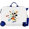 Disney Joumma Mickey & Minnie Valigia per bambini, multicolore, 50 x 38 x 20 cm, rigido 1,8 kg, chiusura a combinazione laterale ABS 1,8 kg, 38 l, bagaglio a mano, multicolore, Taglia unica, Valigia