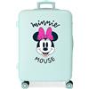 Disney Minnie Teen Valigia media blu 46 x 65 x 23 cm Rigida ABS chiusura a combinazione laterale 56 L 3,1 kg 4 ruote doppie