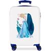 Disney Frozen Valigia per Bambini Rigida in ABS con Chiusura a Combinazione Laterale, 4 Ruote - Bagaglio a Mano | Joumma Bag