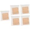Fyearfly Cuscinetti Per Medicazione Per Piaghe da Decubito, 5 Pezzi Patch in Gel di Silicone con Bordi Autoadesivi Per Promuovere La Guarigione Cuscinetti Per Medicazione Per Piaghe da Decubito