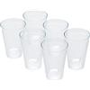Omada Design 6 Bicchieri Cocktail/Bevande da 400 ml, Impilabili, Infrangibili, in Plastica per uso Esterno, Linea Samba