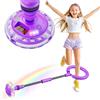 Hot Bee Bambini Anello Saltellante Luminoso con Contatore, Timer, Giocattolo Regalo per Ragazze 6 7 8 9 10 11 Anni, Ruota Oscillante Ricaricabile, Natale, Compleanno Viola