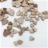 ENSTAB 150 cuori in legno, decorazione da tavolo per matrimonio, matrimonio, Natale, regalo di riempimento (legno a cuore)