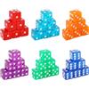 Gosknor 36 Pezzi 19mm Dadi da Gioco Casinò, Acrilico Traslucido, Dadi da Casinò Set di Dadi a 6 Facce per Casinò Craps Giochi da Tavolo con Dadi e Giochi da Tavolo Feste Bar Intrattenimento (6 Colori)