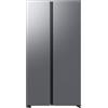 SAMSUNG Frigorifero Side by Side AI RS70F65QET/EF, All-Around Cooling, Wifi con AI Energy Mode, Total No Frost, SpaceMax, 655 L, LxAxP: 91,2 x 178,4 x 72,6 cm, Metal Inox