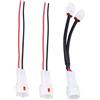 EMSea Set di prese multiple Super Power con splitter pre-cablato, caricatore USB 18AWG, manopole riscaldate e luci compatibili con Yamaha Tenere 700