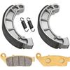 Mabutingti Semi-Metallic-Pro Pastiglie freno anteriore e Ganasce freno posteriore per Honda Shadow VLX 600 VT600 1994-2007