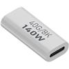Generic Adattatore USB C 90 gradi | Adattatore USB Type C a USB PD 140W con trasferimento di dati da 40 Gbps | Adattatore verticale da maschio a 60Hz da 8K, adattatore estensione di tipo C USB per tablet, dis