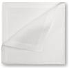 Cuore di lino - Tovagliolo in puro lino 100% Made in Italy Cornice Bianco Ottico 45X45cm
