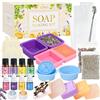 Vezerd Sapone fai da te, set creativo per adulti, fai da te con stampo per sapone, base di sapone e sapone grezzo, set fai da te per bambini/principianti, come regalo