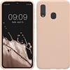 kwmobile Custodia Compatibile con Samsung Galaxy A40 Cover - Back Case per Smartphone in Silicone TPU - Protezione Gommata - coconut swirl