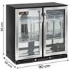 Vetrinetta Frigo Da Banco 228 Litri +1 / +10°C Porte Battenti