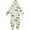 CHIFIGNO Tuta intera per bambini, divertente, per Halloween, Natale, cosplay, costume per bambini e bambine, Trattore verde con sole e grano, 12-13 Anni