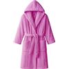 Dorian Home - Accappatoio Uomo e Donna in Spugna con Cappuccio, Tasche, Cintura e Gancio in Cotone 100% di Alta Qualità, Morbido, Lavabile in Lavatrice (IT, Testo, S, Regular, Regular, Nero)