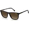 CARRERA 261/S Occhiali, Black, 53 Uomo