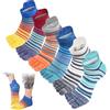 MOAMUN 6 Paia Calze con Dita Uomo Calzini con 5 Dita Separate, Cotone Tutte Le Stagioni Calzini Uomo Corti Basso, Calze Uomo Corte per Allenamento Corsa Sport Ciclismo Escursionismo Taglia 41-46