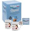 irpot Set regalo composto da 2 confezioni di Cialde da 50 pz Caffè Toraldo miscela Crema di Napoli + 2 tazzine da caffè da 80 ml Brontolo personalizzabili