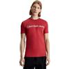 Calvin Klein Jeans T-shirt Maniche Corte Uomo Institutional Logo Slim Fit, Bianco (Bright White), L