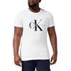 Calvin Klein Jeans Core Monologo Slim Tee J30J320935, Magliette a maniche corte Uomo, Bianco (Bright White), XXL