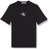 Calvin Klein Jeans Plus MONOLOGO Slim Fit Tee J20J222412 Top in Maglia a Maniche Corte, Nero (CK Black), XL Donna