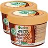 Garnier Fructis Hair Food Maschera 3in1 Rigenera Ricci Trattamento Vegano con Burro di Cacao per Capelli Secchi - 2 Barattoli da 390ml