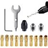 Generic tenditori, set di pinze girevoli, dado di tensione, a cambio rapido, set di pinze di precisione, utensili per tornitura in acciaio, set di pinze di precisione per uomo, fidanzato, marito,