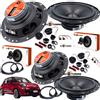 JBL Kit 8 Casse Altoparlanti JBL Anteriori e Posteriori per Fiat 500L dal 2012