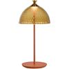 KARTELL Pumo Lamp Lampada da Tavolo Ambra Mattone 43x20cm PMMA