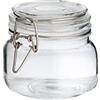axentia Barattolo in vetro trasparente, Ø 10,5 cm, altezza 10 cm, ca. 500 ml