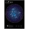 Maps International Mappa delle Stelle fosforescente - 84,1 x 59,4 cm