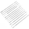 xutong 12 pezzi di strumenti per intagliare cera. Doppia estremità in acciaio inox per scolpire argilla, intaglio, kit per manicure, strumenti per fai da te per scolpire, dettagli, intaglio in ceramica