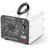 Zilchx Generatore di Ozono 60000mg/h, Purificatore d'Aria Ozono con Display della Temperatura e Dell'umidità e Timer da 120 minuti, Ozonizzatore per Auto, Casa, Fumo, Odori di Animali Domestici e Cucina