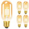 GBLY Lampadine Vintage LED Bianco Caldo E27 - T45 Lampadine LED Lampada E27 4W Edison 2700K Lampadina a Risparmio Energetico Bulbi a LED Filamento Retro Vetro Angolo di Illuminazione a 360°, 4 Pezzi