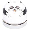 MOUMOUTEN Aspirapolvere da Tavolo, USB Cute Animal Design Cattura Polvere Portatile Mini Strumento di Pulizia per Cartoni Animati per residui di Gomma da Cancellare(Panda)