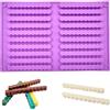 Niuhong 20 Barre Muffa Lunga Biscotto Silicone Cottura Mat Biscotti Bastoni Cane Tratta Stampi Stampo Cottura Snack Bakeware Muffa Bar Cioccolato Cubo Ghiaccio Sapone Riutilizzabile Antiaderente