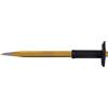 KS Tools 162.0245 Scalpello a Punta per Edilizia con Impugnatura di Protezione, 20X400 mm, Ottagonale