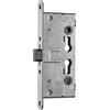 BMH 1759.000006 - Serratura per porta di fuga DM65 PZ72, universale, a 1 anta, 24 mm, senza fori per rosette, in acciaio inox 1759, colore: Argento