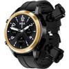 POWER X WatchXPlay Smartwatch con Auricolari TWS con Schermo da 1,28 Pollici per Uomo, Tracker Fitness Impermeabile IP68 con rilevamento Temperatura, Chiamata BT Riproduzione di Musica (Gold)