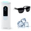 InnovaGoods® epilatore luce pulsata Cool Function, depilatore corpo donna IPL 5 livelli di energia e 2 modalità di utilizzo, 999.999 lampi, laser peli donna luce pulsata per gambe, bikini, ascelle