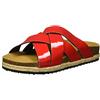 PAEZ Sandal Cross Spark - Sandali Punta Aperta Donna, Rosso (Rojo 519), 38 EU