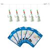 Luroad 6 Set Ami da Pesca in Mare 30 Ganci, pre Legato Piume di Sgombro Rigs con Perline Luminose Bionic Insetti Volanti Lure Rigs per Sgombro, Pollock, Merluzzo, Aringa (Flash Fluro)