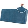 BXFUL Copriseduta Divano Elasticizzato in Ciniglia Fodera per Cuscino ad Alta Elasticità Cuscino per Divano Fodera per mobili Coprisedile per Divano Fodere per Cuscino (3 Posti,Blu)